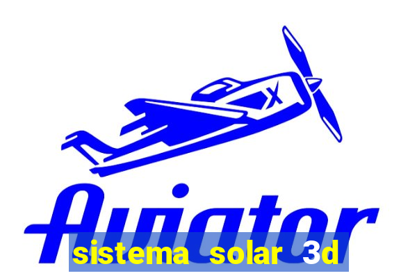 sistema solar 3d em movimento